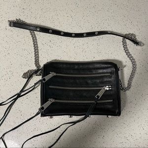 Rebecca Minkoff Moto 3-Zip Crossbody Handbag